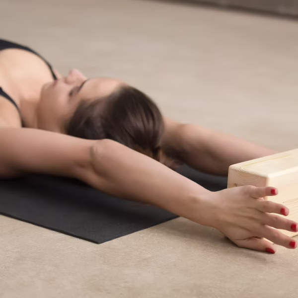 Yoga Stretch with Block